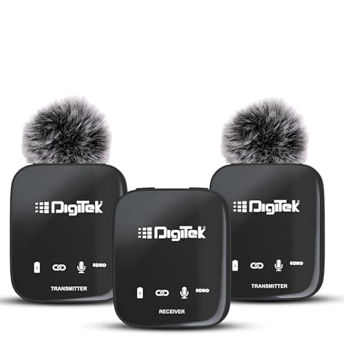 Digitek DWM 101 Wireless Mic System (ANC, DSLR + smartphone)